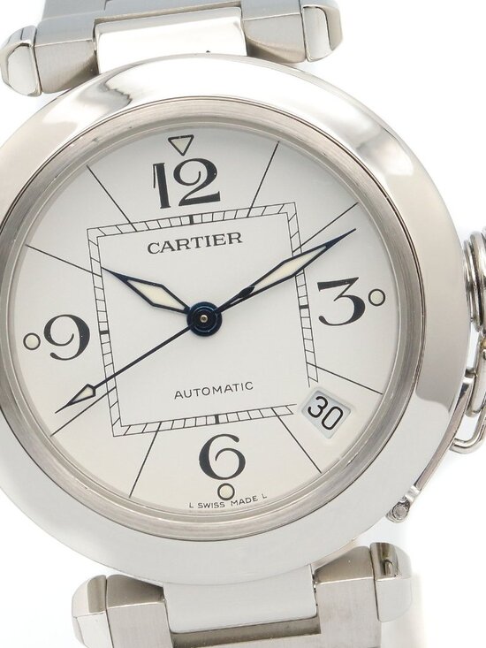 Cartier Watch Pasha C White Stainless Steel Boys main image 9